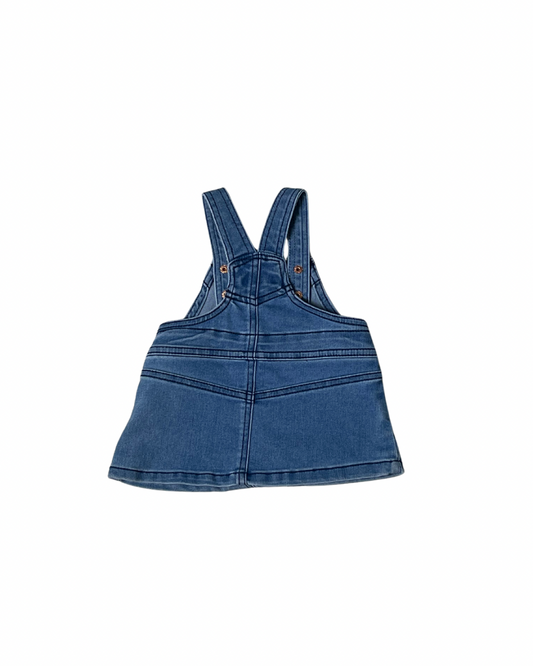 bcbg girls overall jean skirt - 3M