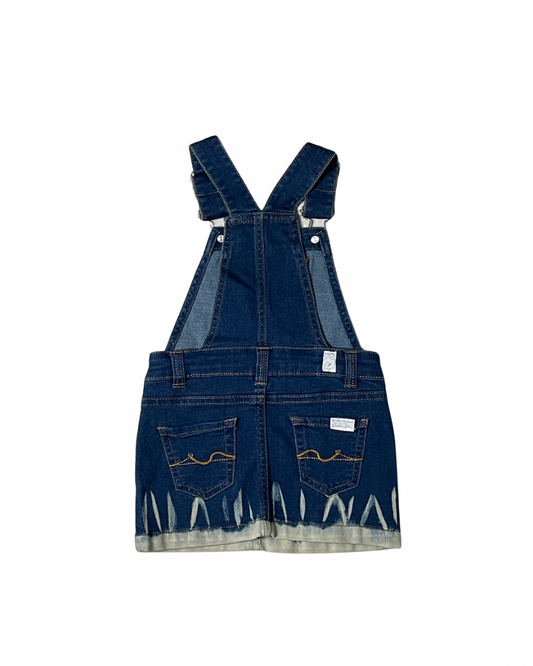 7 for all mankind overall jean skirt - 12M