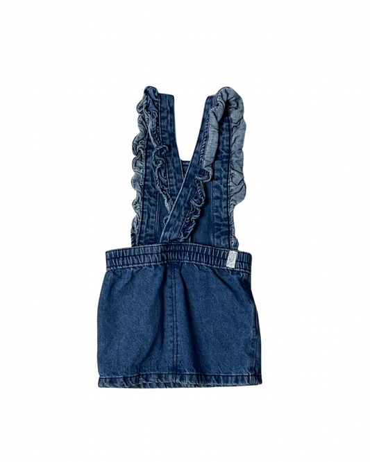 7 for all mankind overall jean skirt - 18M