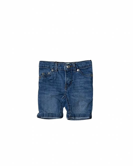 levi jean shorts - 2T
