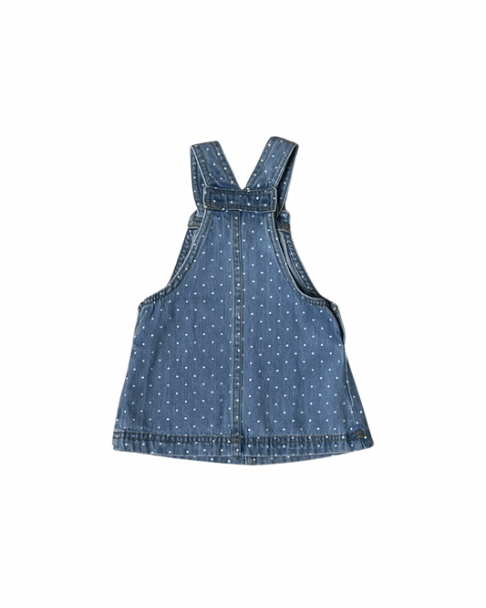 max studios overall jean skirt - 12M