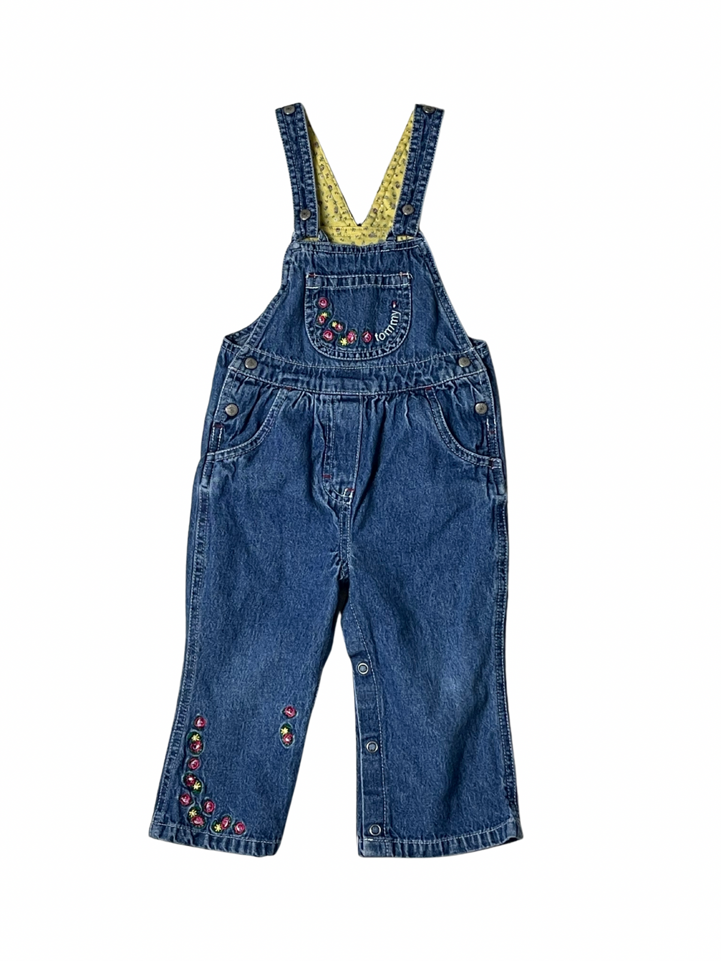 tommy hilfiger overall jeans - 12/18M