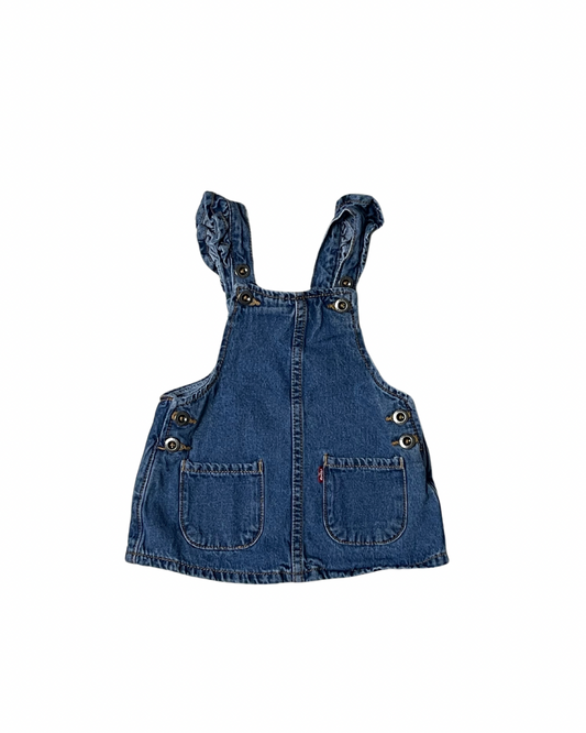 levi's overall jean skirt - 12M