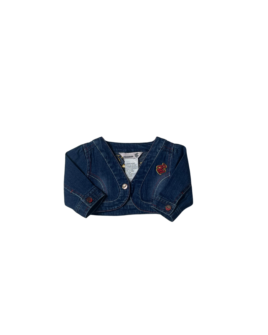 rocawear cropped jean jacket - 0/6M