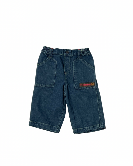 thomas & friends jeans shorts - 12M