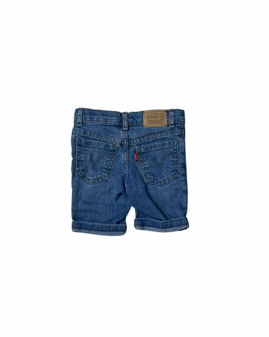 levi jean shorts - 2T