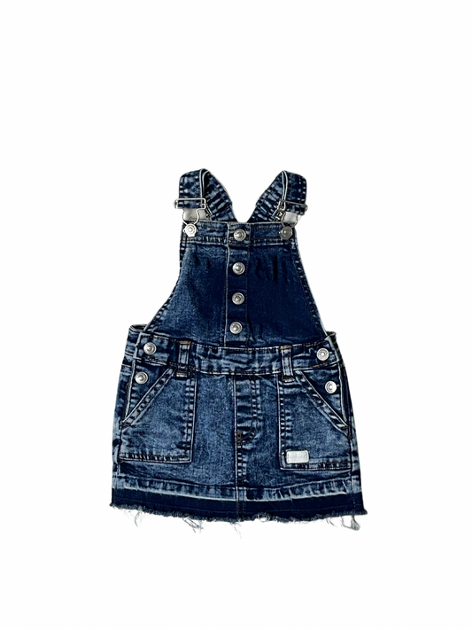 7 for all mankind overall jean skirt - 18M