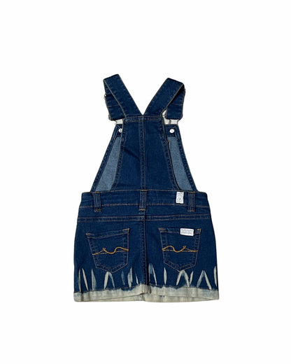 7 for all mankind overall jean skirt - 12M