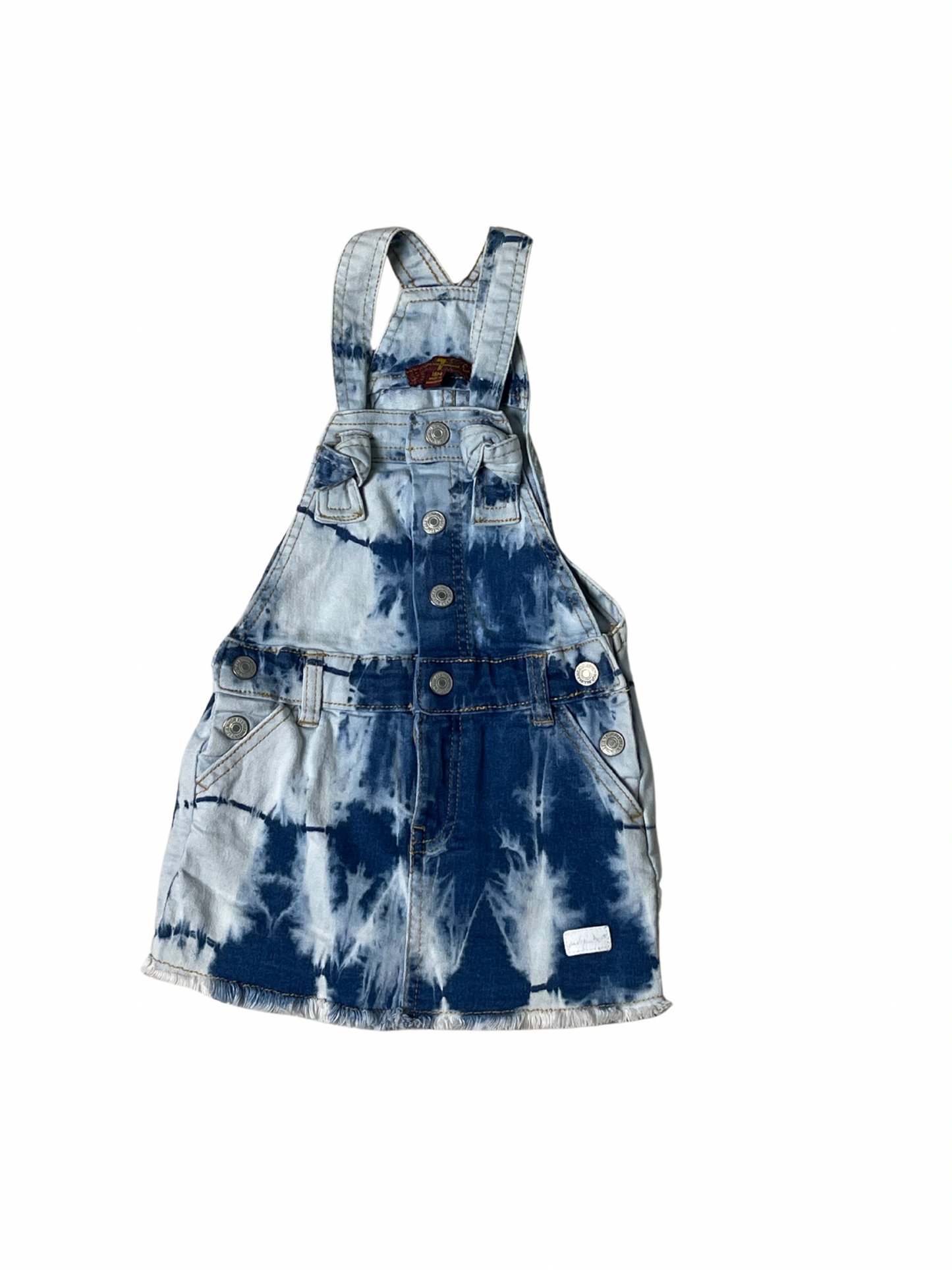 7 for all mankind overall jean skirt - 18M