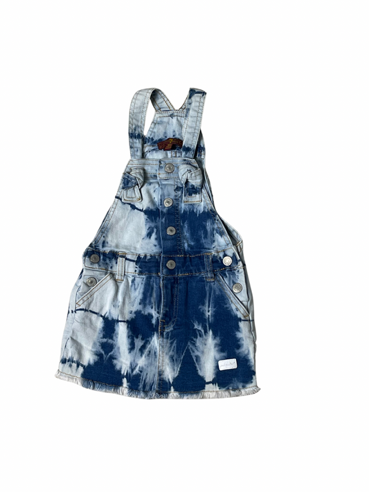 7 for all mankind overall jean skirt - 18M