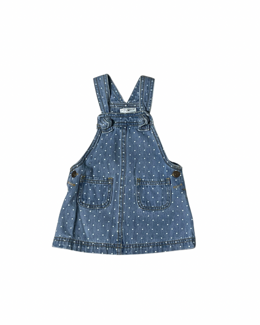 max studios overall jean skirt - 12M