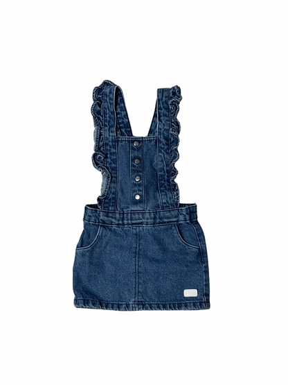 7 for all mankind overall jean skirt - 18M