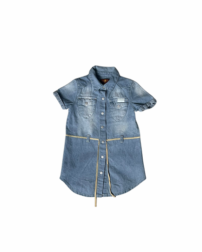7 for all mankind jean dress - 2T