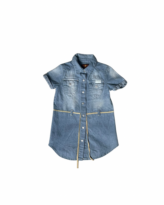 7 for all mankind jean dress - 2T