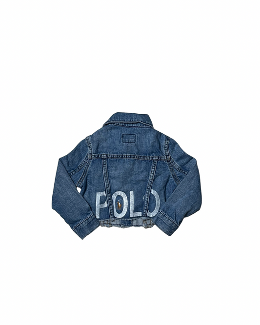 polo cropped jean jacket - 2T