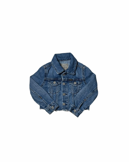polo cropped jean jacket - 2T
