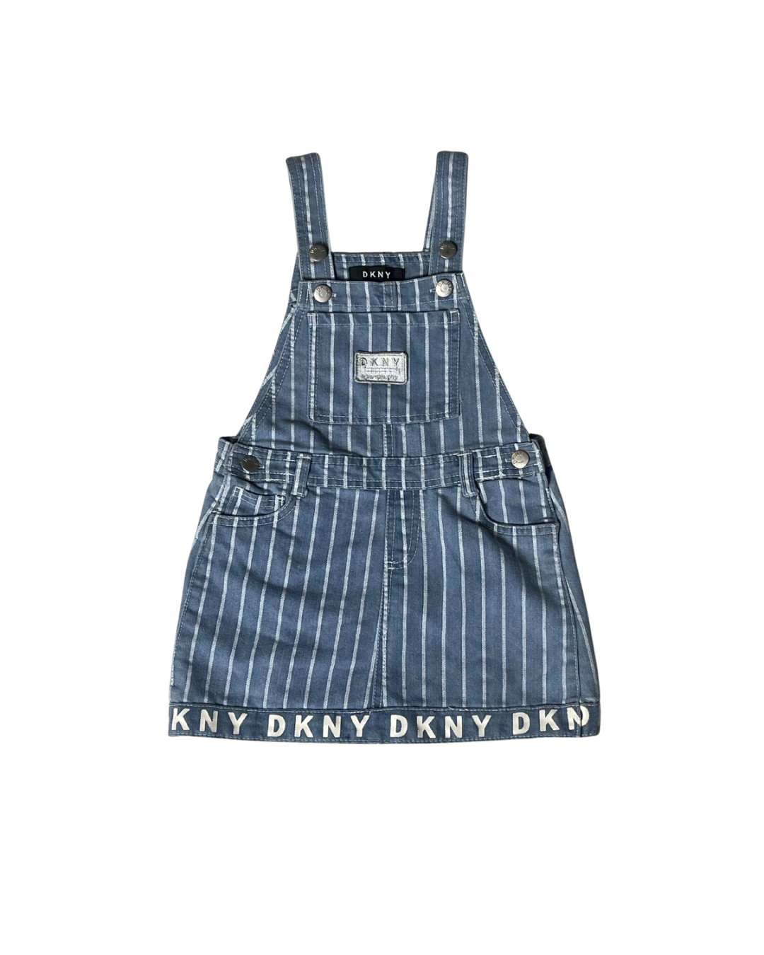 dkny overall jean skirt - 6X