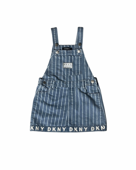 dkny overall jean skirt - 6X